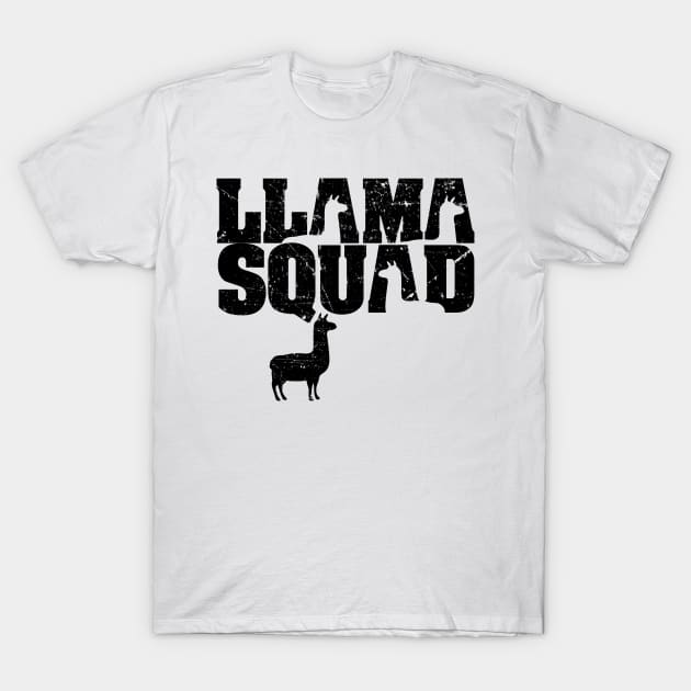 'Llama Squad' Adorable Alpaca Llama Trendy Gift T-Shirt by ourwackyhome